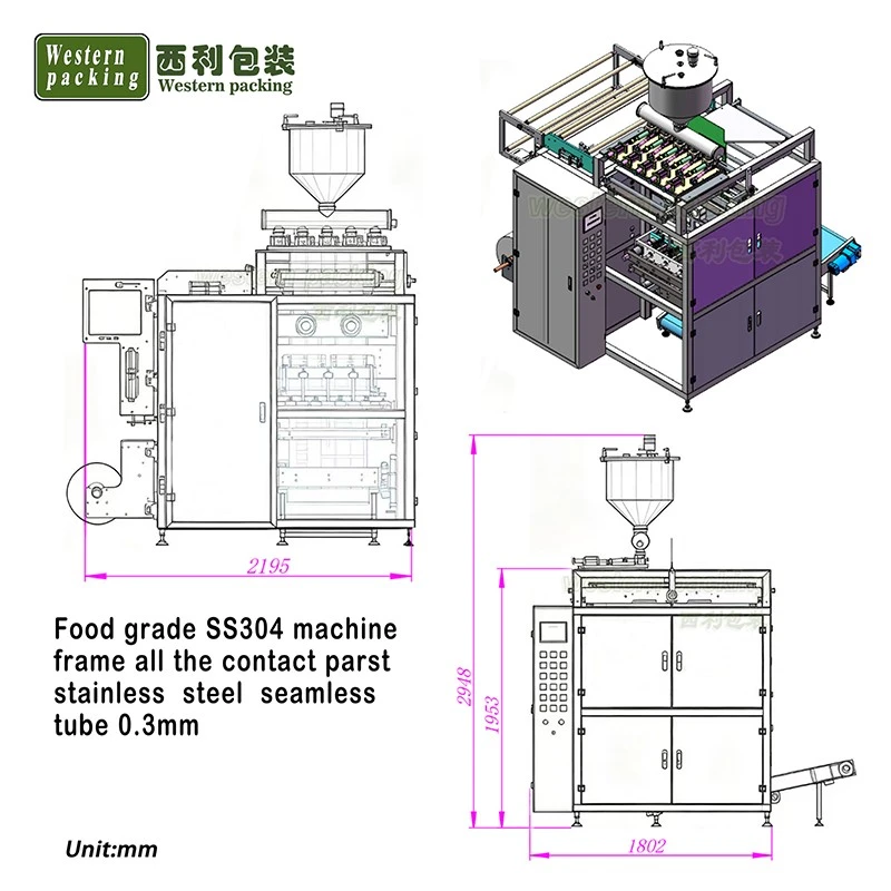 Liquid Sachet Packing Machine high quality